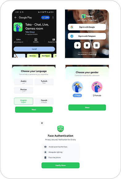 Taka Agency Registration Process