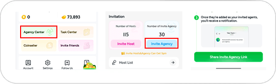Invite Sub-Agents or Hosts Process
